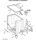 Part Location Diagram of WE01X1200 GE GROMMET LEV