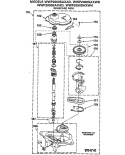 GEARCASE ASM. Diagram and Parts List for WWP2000SAXAD  General Electric Washer