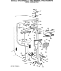 FRESH FOOD SECTION Diagram and Parts List for TPH21PRSMAA  General Electric Refrigerator