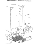 Section Diagram and Parts List for TPH21PRSAAA  General Electric Refrigerator
