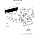 TIMER COVER Diagram and Parts List for DDC4500SHM  General Electric Dryer