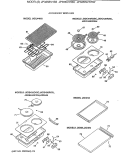 ACCESSORY MODULES Diagram and Parts List for JP385BV1BB  General Electric Cooktop