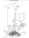 UNIT PARTS Diagram and Parts List for TFG22PRXBWW  General Electric Refrigerator