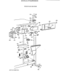FRESH FOOD SECTION Diagram and Parts List for TFG24PAXBWW  General Electric Refrigerator