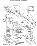 FREEZER SECTION Diagram and Parts List for TFG24PRXBBB  General Electric Refrigerator