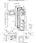 FREEZER DOOR Diagram and Parts List for TFG27PFXBBB  General Electric Refrigerator