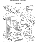 FREEZER SECTION Diagram and Parts List for TFG27PFXBBB  General Electric Refrigerator