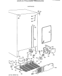 UNIT PARTS Diagram and Parts List for TFH22JRXAAA  General Electric Refrigerator
