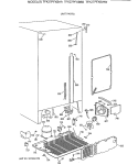 UNIT PARTS Diagram and Parts List for TFK27PFXBBB  General Electric Refrigerator