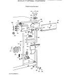 FRESH FOOD SECTION Diagram and Parts List for TFT22PRXBAA  General Electric Refrigerator