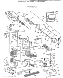 FREEZER SECTION Diagram and Parts List for TFT24PRXBAA  General Electric Refrigerator