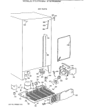 UNIT PARTS Diagram and Parts List for TFT27PRXBAA  General Electric Refrigerator