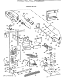 FREEZER SECTION Diagram and Parts List for TFX24JRXAWW  General Electric Refrigerator