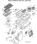 Part Location Diagram of WB49X5508 GE PLENUM WELD