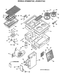Part Location Diagram of WB18X5133 GE HARNESS Assembly C.P.
