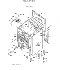 BODY PARTS Diagram and Parts List for JBP24DW1  General Electric Range