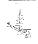MOTOR - PUMP MECHANISM Diagram and Parts List for GSC700X03WH  General Electric Dishwasher