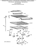 COMPARTMENT SEPARATOR PARTS Diagram and Parts List for TBX18JAXKRAA  General Electric Refrigerator