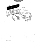 BACKSPLASH ASM. Diagram and Parts List for DDC5000MDL  General Electric Dryer