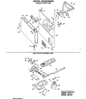 CABINET FRONT ASM. Diagram and Parts List for DDC6000MDL  General Electric Dryer