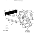 Section Diagram and Parts List for DDC4500SAM  General Electric Dryer