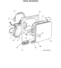 Section Diagram and Parts List for DDC4500SAM  General Electric Dryer