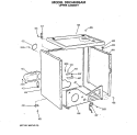 UPPER CABINET Diagram and Parts List for DDC4400SAM  General Electric Dryer
