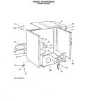 LOWER CABINET Diagram and Parts List for DDC4400SAM  General Electric Dryer