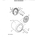 Section Diagram and Parts List for DDC4400SAM  General Electric Dryer