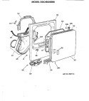 Section Diagram and Parts List for DDC4500SBM  General Electric Dryer