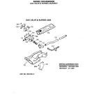 GAS VALVE & BURNER ASSEMBLY Diagram and Parts List for DDC4500SFM  General Electric Dryer