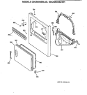 Section Diagram and Parts List for DDC5000SBLAD  General Electric Dryer