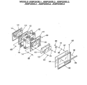Section Diagram and Parts List for JGBP32GEL2  General Electric Range