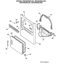 Section Diagram and Parts List for DDC5400SCLAD  General Electric Dryer