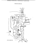 FRESH FOOD SECTION Diagram and Parts List for TFX24PAXCAA  General Electric Refrigerator