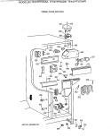 FRESH FOOD SECTION Diagram and Parts List for TFX27PFXCBB  General Electric Refrigerator