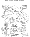 FREEZER SECTION Diagram and Parts List for TFX27PRXCBB  General Electric Refrigerator