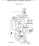 FRESH FOOD SECTION Diagram and Parts List for TFX27PRXCBB  General Electric Refrigerator