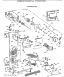 FREEZER SECTION Diagram and Parts List for TFX25JWYAWW  General Electric Refrigerator