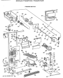 FREEZER SECTION Diagram and Parts List for TFX25ZRYAWW  General Electric Refrigerator