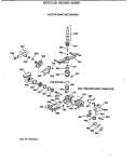 MOTOR - PUMP MECHANISM Diagram and Parts List for GSD4921X65BB  General Electric Dishwasher