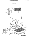 UNIT PARTS Diagram and Parts List for TBI18JIXERWW  General Electric Refrigerator