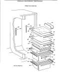 FRESH FOOD SHELVES Diagram and Parts List for CSK27DHXAAA  Hotpoint Refrigerator