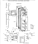 Part Location Diagram of WR55X0132 GE CTRL PNL Assembly