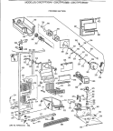 FREEZER SECTION Diagram and Parts List for CSK27PFXBWW  Hotpoint Refrigerator