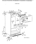 CABINET PARTS Diagram and Parts List for CTX18BAXHRWH  Hotpoint Refrigerator