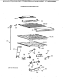 COMPARTMENT SEPARATOR PARTS Diagram and Parts List for CTX18BAXHRWH  Hotpoint Refrigerator