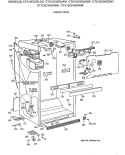 CABINET PARTS Diagram and Parts List for CTX18CIXGLWH  Hotpoint Refrigerator