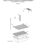 SHELF PARTS Diagram and Parts List for CTX18CIXGLWH  Hotpoint Refrigerator