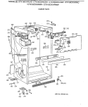 CABINET PARTS Diagram and Parts List for CTX18CIXHLWH  Hotpoint Refrigerator